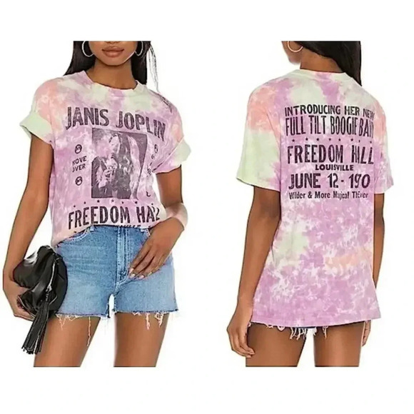 Daydreamer Women's Size Small Janis Joplin Freedom Hall Tee - Picture 1 of 8